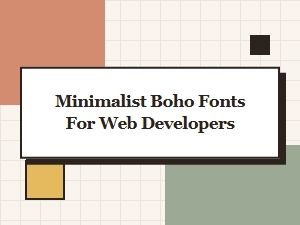 Minimalist Boho Fonts for Free Download